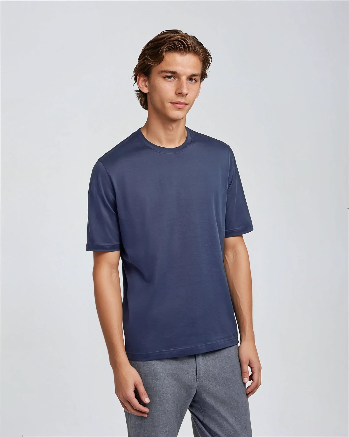 Supima Cotton T-shirt – Deep Blue