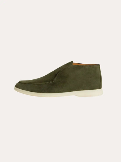 Suede City Loafers – Dark Green