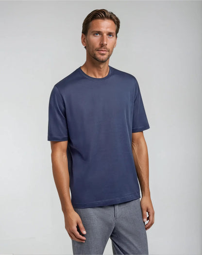 Supima Cotton T-shirt – Deep Blue